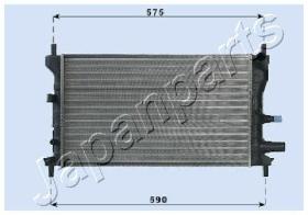JAPANPARTS RDA053060 - JAPAN RADIADOR