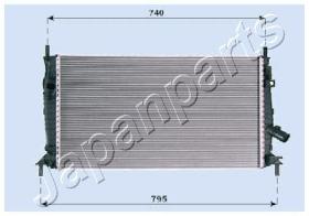 JAPANPARTS RDA053081 - JAPAN RADIADOR