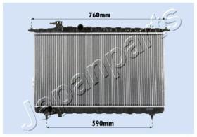 JAPANPARTS RDA283095 - JAPAN RADIADOR