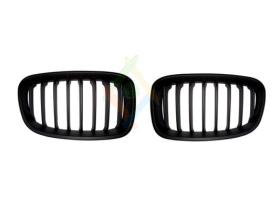JUMASA 21000566 - JUEGO REJILLAS FRENTE NEGRAS BMW 1(F20)(09/2011-02/2015)/1(F