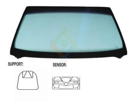 JUMASA V3031845 - PARABRISAS VERDE SERIGRAFIADO BASE ESPEJO SENSOR LLUVIA/LUZ