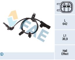 FAE 78306 - SENSOR REVOLUCIONES RUEDA - ABS