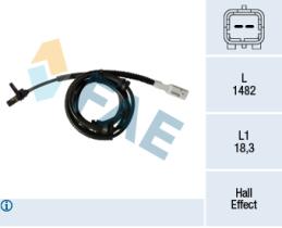 FAE 78308 - SENSOR REVOLUCIONES RUEDA - ABS