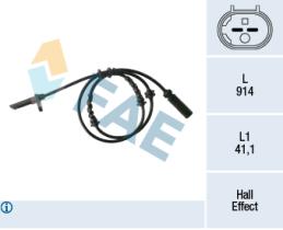 FAE 78334 - SENSOR REVOLUCIONES RUEDA - ABS