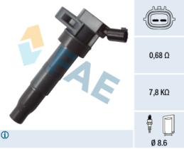 FAE 80341 - BOBINA DE ENCENDIDO