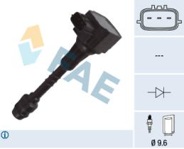 FAE 80370 - BOBINA DE ENCENDIDO