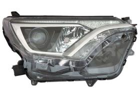 ALKAR 2792993 - DERECHO,FARO,ELECTRICO,CON MOTOR,NEGRO,LED,HIR2,WY21W,