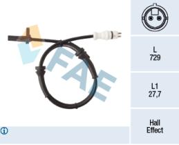 FAE 78300 - SENSOR REVOLUCIONES RUEDA - ABS
