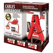 POOL 709106 - CABLES ARRANQUE TRANSPARENTES 300 A.SECC.16 MM LONG.2,5M ENV
