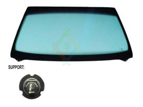 JUMASA V3030536 - PARABRISAS VERDE DIFUMINADO VERDE SERIGRAFIA MODIFICADA BASE