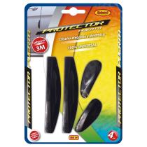 POOL 3762 - JGO.4 PROTECTORES PUERTA COLOR NEGR