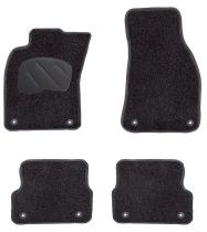 POOL 965N11217 - JGO. ALFOMBRAS PRIVILEGE NEGRA MOD. AUDI A-6 (06-11) CON FIJ