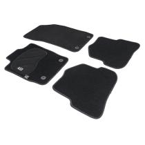 POOL 965N11218 - JGO. ALFOMBRAS PRIVILEGE NEGRA MOD. AUDI A-1 (10-) CON FIJAC