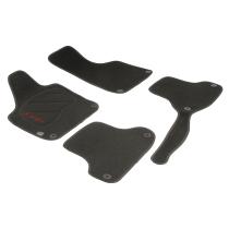 POOL 966N11206 - JGO. ALFOMBRAS DIAMOND NEGRA MOD. AUDI A-3  (5/03-) CON FIJA