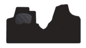 POOL 966N11627 - JGO. ALFOMBRAS DIAMOND NEGRA MOD. CITROEN JUMPY (06-) ( ZONA