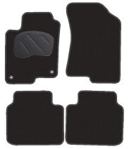 POOL 966N12819 - JGO. ALFOMBRAS DIAMOND NEGRA MOD. HYUNDAI SONATA (06-) CON F