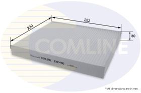 COMLINE EKF440 - FILTRO HABITáCULO