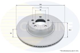 COMLINE ADC5017V - DISCO FRENO