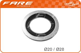 FARE 11813 - ARANDELA METAL-GOMA 20X28MM