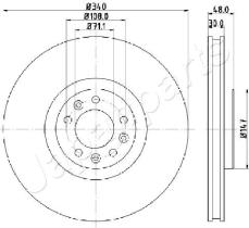 JAPANPARTS DI0611 - JAPAN BRAKE DISC