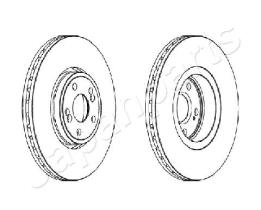 JAPANPARTS DI0704 - JAPAN BRAKE DISC