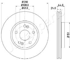 JAPANPARTS DI0710 - JAPAN BRAKE DISC