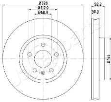 JAPANPARTS DI0917 - JAPAN BRAKE DISC