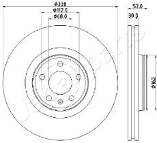 JAPANPARTS DI0920 - JAPAN BRAKE DISC
