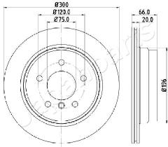 JAPANPARTS DP0114 - JAPAN BRAKE DISC