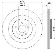 JAPANPARTS DP0917 - JAPAN BRAKE DISC