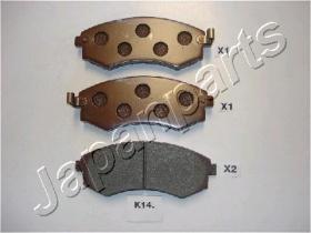 JAPANPARTS PAK14AF - JAPAN JGO. PASTILLAS DE FRENO DL