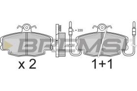 BP2360 - B. PADS FORD GRANADA FORD SCORPIO FORD E