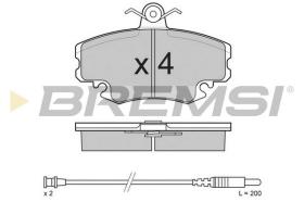  BP2590 - B. PADS DACIA LOGAN