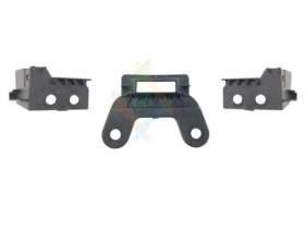 JUMASA 31034002 - JUEGO SOPORTES PARACHOQUES DELANTERO(3 PIEZAS)RENAULT MEGANE