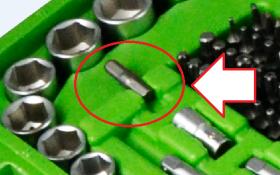 JBM 14166 - PUNTA BOCA ALLEN 6 ADAPTADOR PARA VASOS DE 1/4"