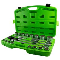 JBM 53728 - ESTUCHE DE HERRAMIENTAS CON 21 PIEZAS AUTOCLE 3/4" 12 CANTOS