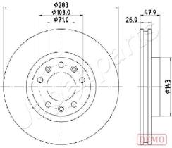 JAPANPARTS DI0637C - JAPAN DISCO FRENO