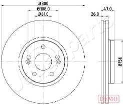 JAPANPARTS DI0712C - JAPAN DISCO FRENO