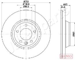 JAPANPARTS DI0931C - JAPAN DISCO FRENO