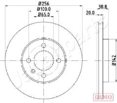 JAPANPARTS DI0935C - JAPAN DISCO FRENO