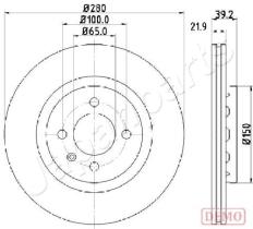 JAPANPARTS DI0940C - JAPAN DISCO FRENO