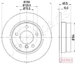 JAPANPARTS DP0100C - JAPAN DISCO FRENO