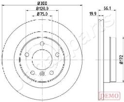 JAPANPARTS DP0101C - JAPAN DISCO FRENO