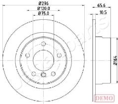 JAPANPARTS DP0102C - JAPAN DISCO FRENO