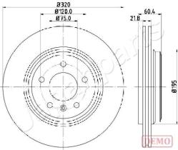 JAPANPARTS DP0113C - JAPAN DISCO FRENO