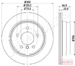 JAPANPARTS DP0117C - JAPAN DISCO FRENO