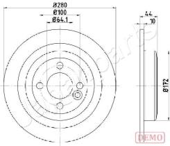 JAPANPARTS DP0135C - JAPAN DISCO FRENO