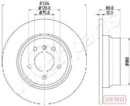 JAPANPARTS DP0138C - JAPAN DISCO FRENO