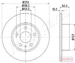 JAPANPARTS DP0202C - JAPAN DISCO FRENO