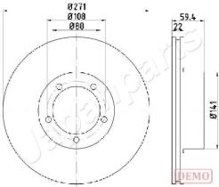 JAPANPARTS DP0401C - JAPAN DISCO FRENO